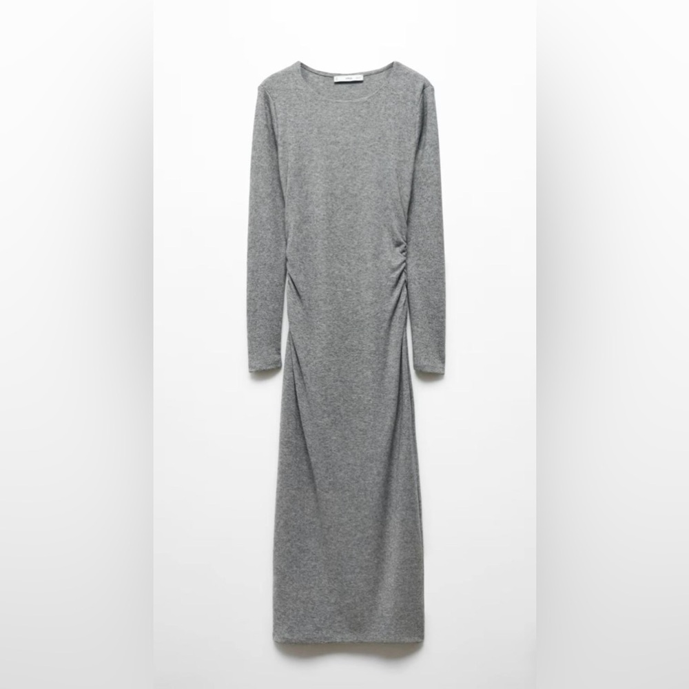 MANGO Gathered Details Dress